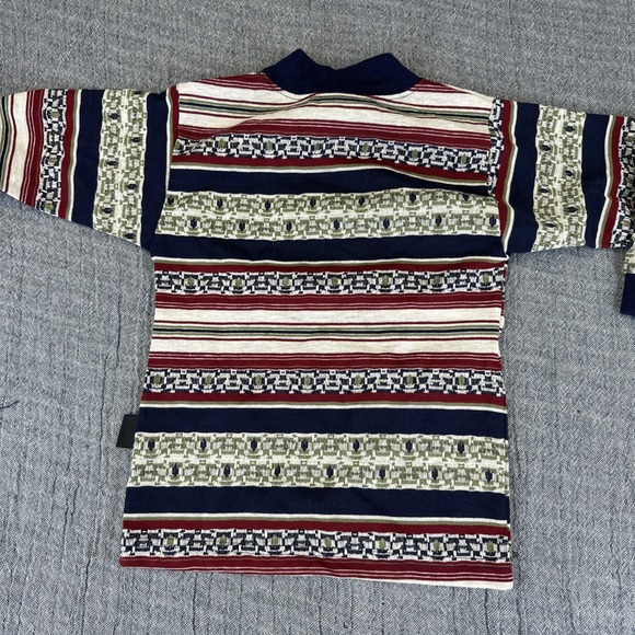 VTG 90s Bugle Boy Brand Fair Isle Pullover Sweatshirt Sweater Boys Small NWT - Picture 4 of 6